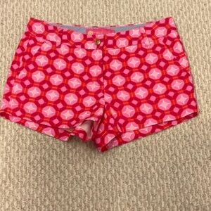 Macbeth Collection by Margaret Josephs Pink Geometric Shorts